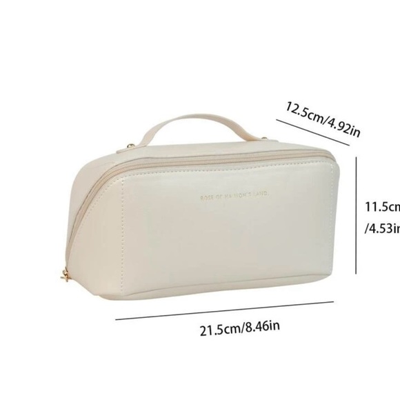 Beige Cosmetic Makeup Bag - Picture 4 of 4